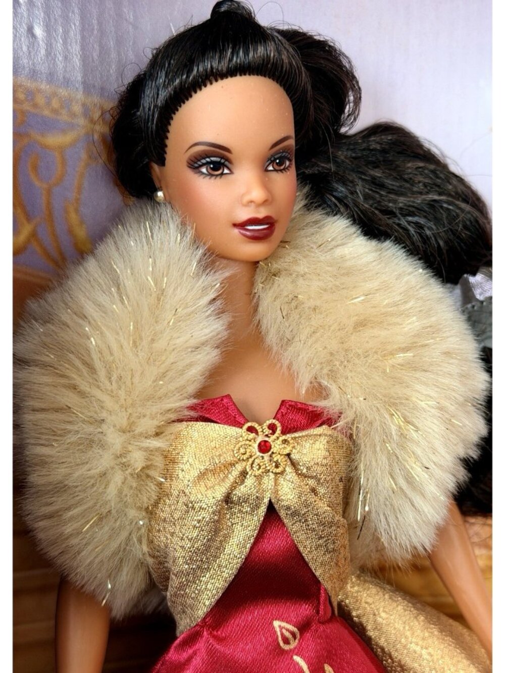 Barbie Glamorous Gala Doll African American B2723 Avon Exclusive NRFB - Picture 2 of 10